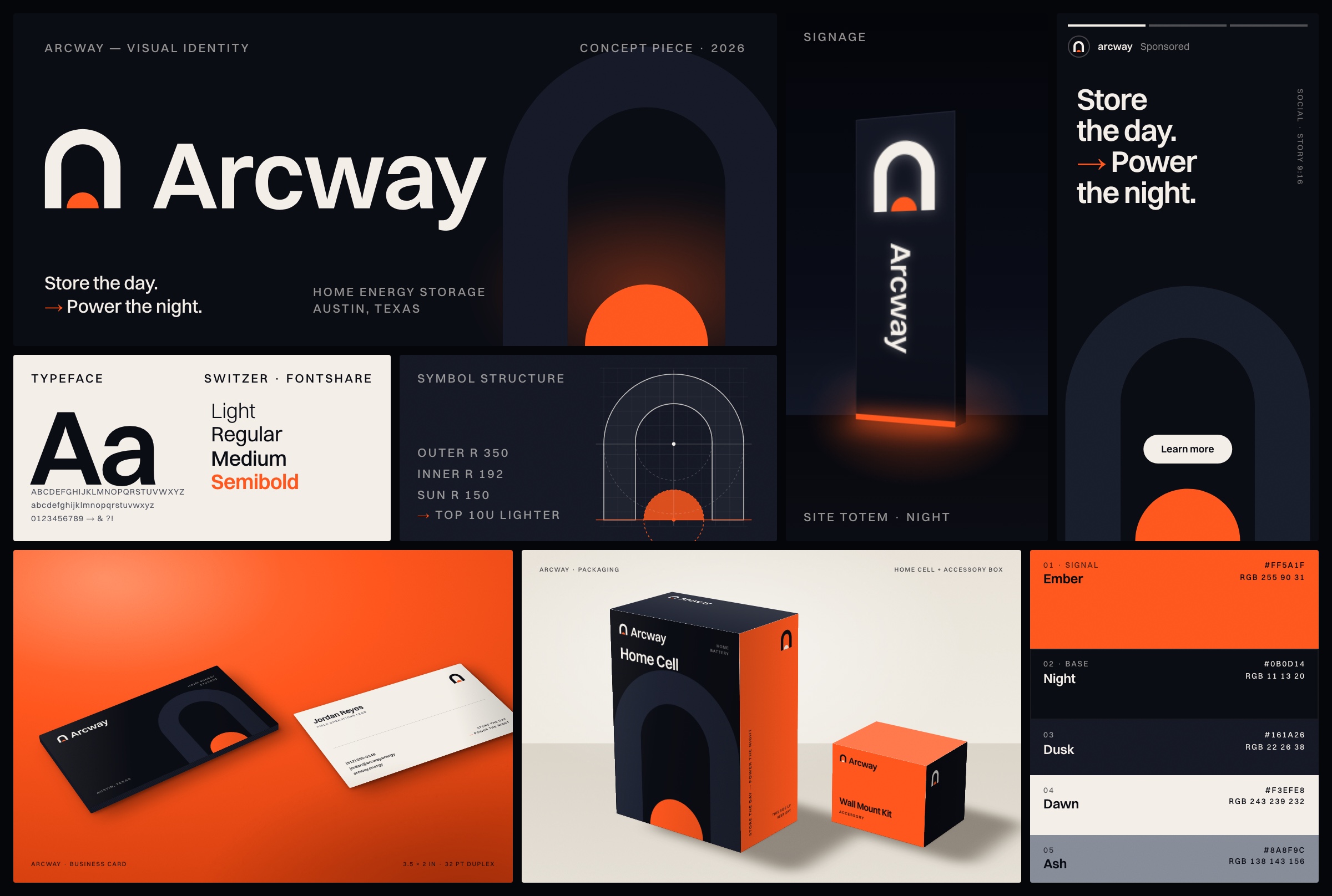 Visual identity: Arcway (concept)